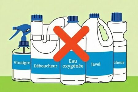 Mélange produits ménagers