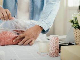 Emballer avec papier bulle