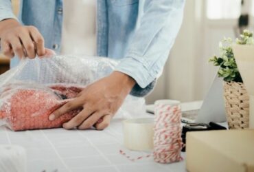 Emballer avec papier bulle