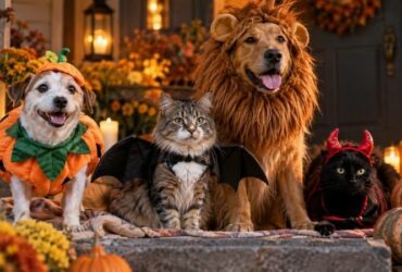 Animaux déguisés pour Halloween