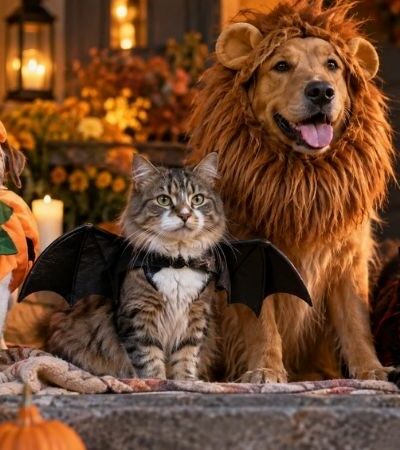 Animaux déguisés pour Halloween