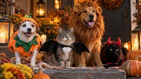 Animaux déguisés pour Halloween